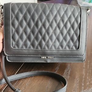 Black Quilted Crossbody Bag